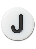 Jibbitz Letra J Tiny Friendship Blanco Crocs