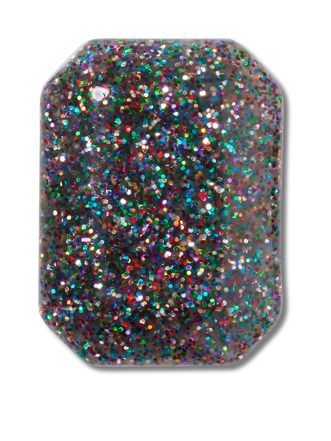 Jibbitz Arcoiris Black Glitter Crocs