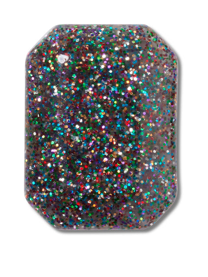 Jibbitz Arcoiris Black Glitter Crocs