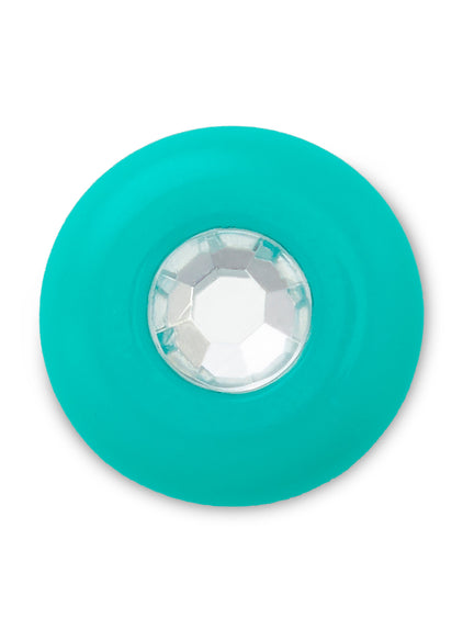 Jibbitz Gema Turquesa Acrílica Celeste Crocs