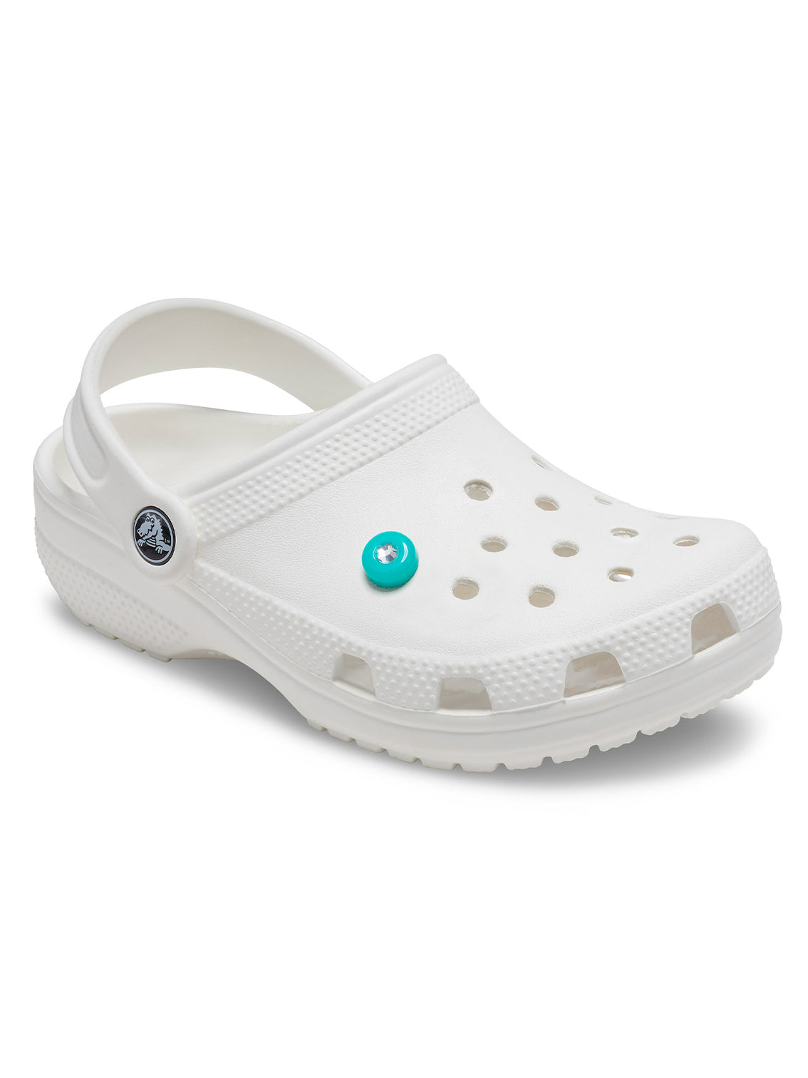Jibbitz Gema Turquesa Acrílica Celeste Crocs