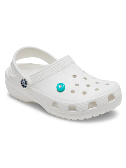 Jibbitz Gema Turquesa Acrílica Celeste Crocs