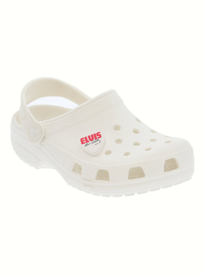 Jibbitz Uñeta Elvis Presley Blanca Crocs