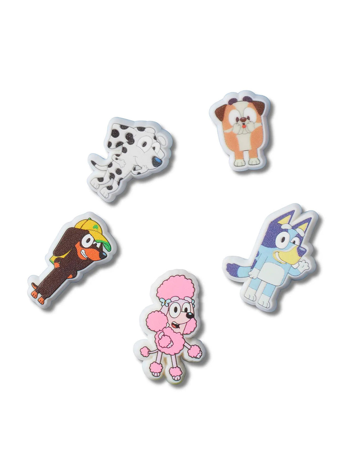Jibbitz Bluey Multicolor Pack de 5 Crocs