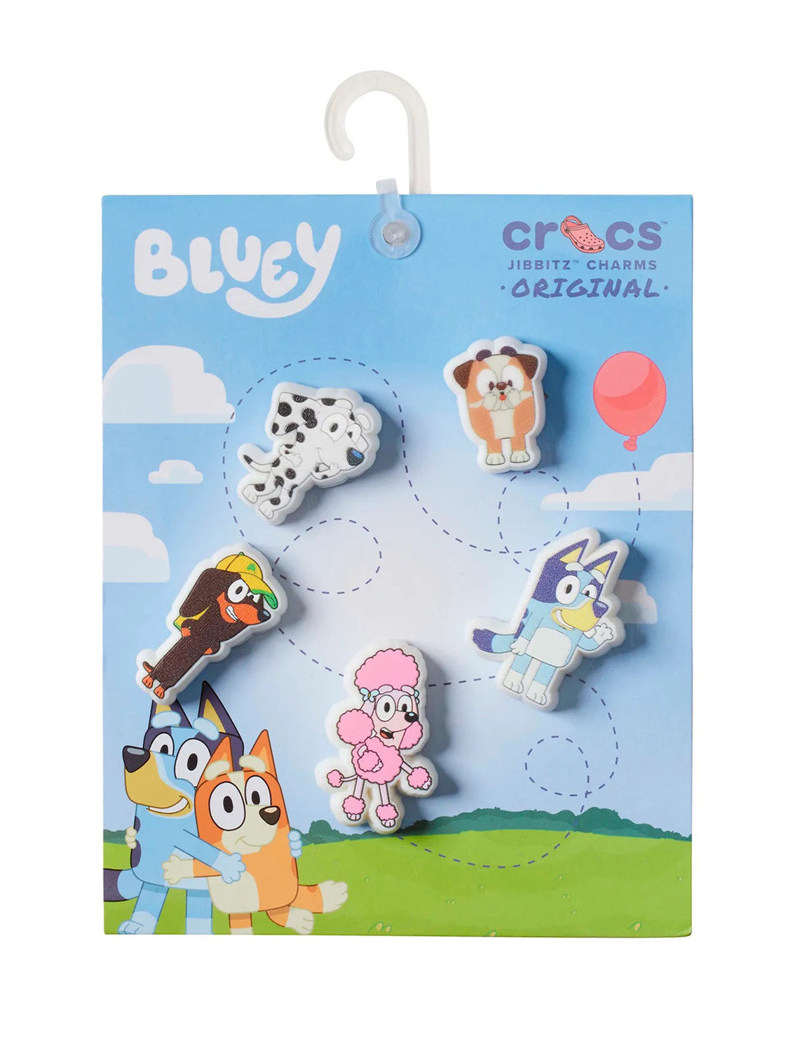 Jibbitz Bluey Multicolor Pack de 5 Crocs