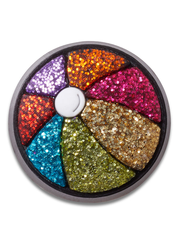 Jibbitz Pelota Colores Glitter Multicolor Crocs
