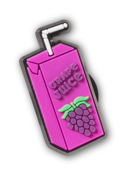 Jibbitz Caja de Jugo de Uva Morado Crocs