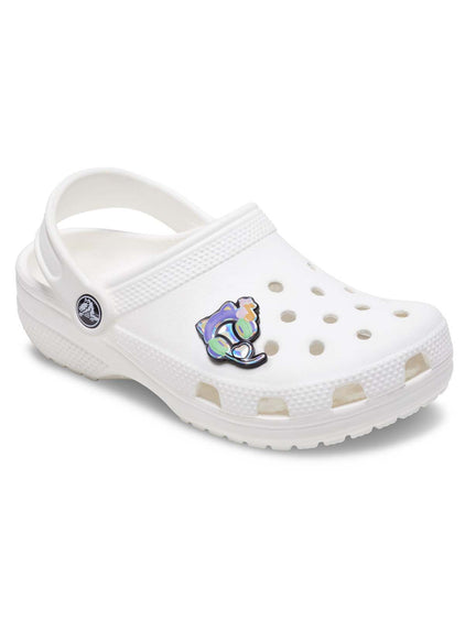 Jibbitz Auriculares Holografos Morado Crocs