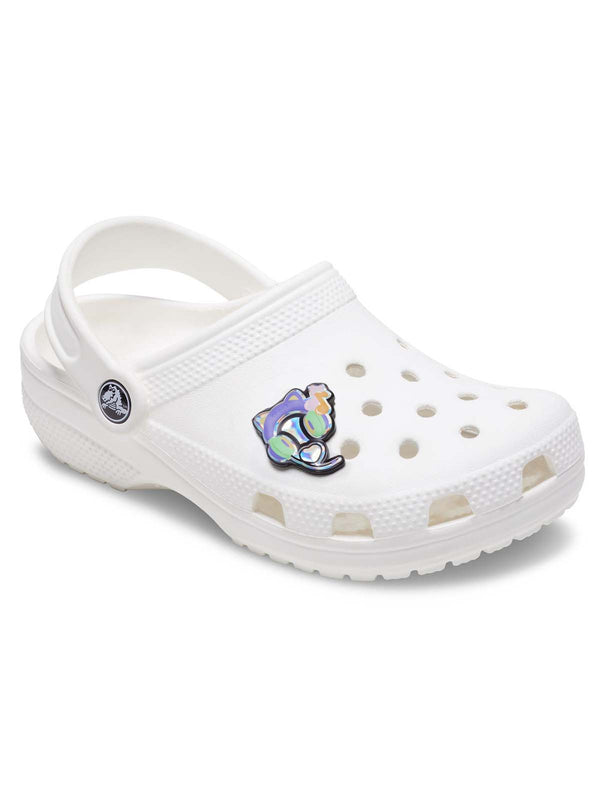 Jibbitz Auriculares Holografos Morado Crocs