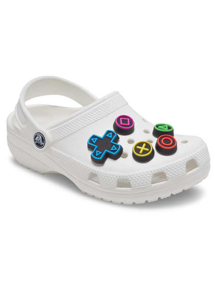 Jibbitz Pack de 5 Gamer Negro Crocs