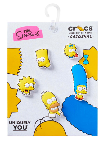 Jibbitz Los Simpson Pack 5 Amarillo Crocs