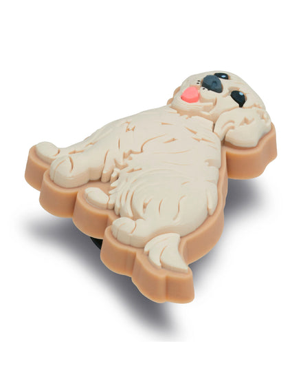 Jibbitz Perro Golden Retriever Café Crocs