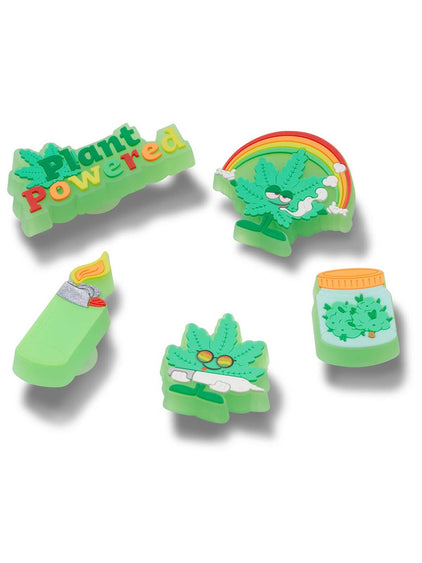 Jibbitz Pack de 5 Weed Verde Crocs