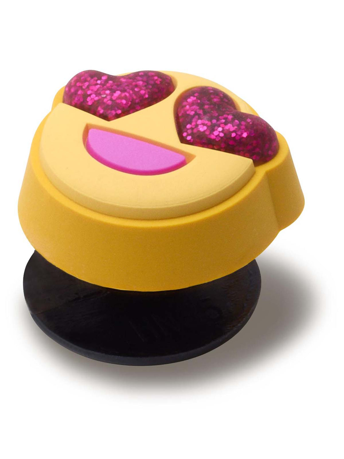 Jibbitz Ojos De Corazón Brillo Amarillo Crocs