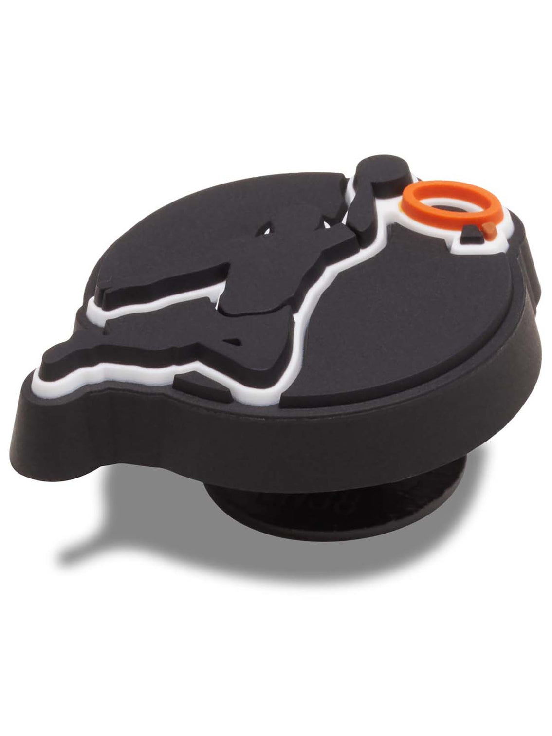 Jibbitz Silueta de Básquetbol Negro Crocs