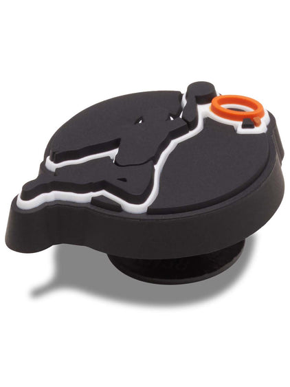 Jibbitz Silueta de Básquetbol Negro Crocs