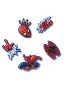 Jibbitz Spiderman Pack 5 Rojo Crocs