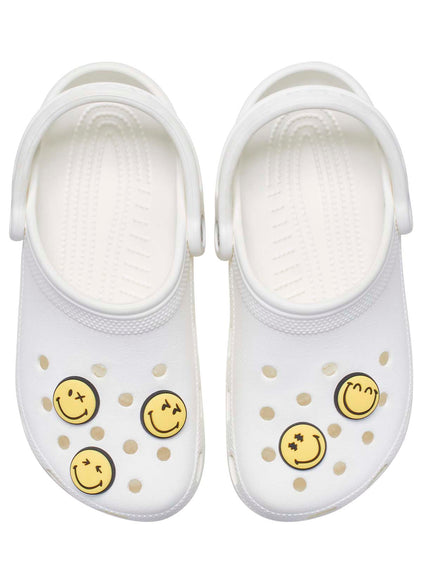 Jibbitz Símbolo Caritas Felices Pack 5 Amarillo Crocs