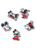 Jibbitz Mickey Y Minnie 5P Negro Crocs