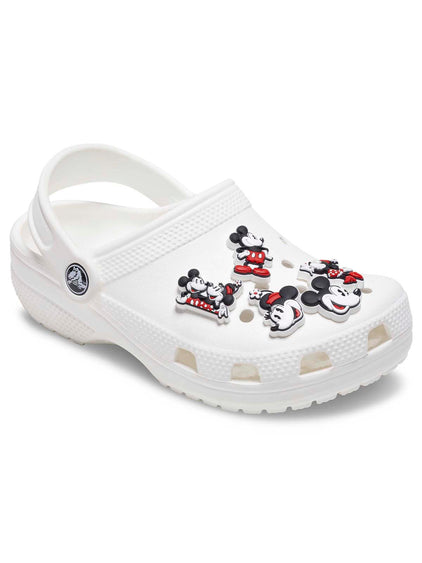 Jibbitz Mickey Y Minnie 5P Negro Crocs