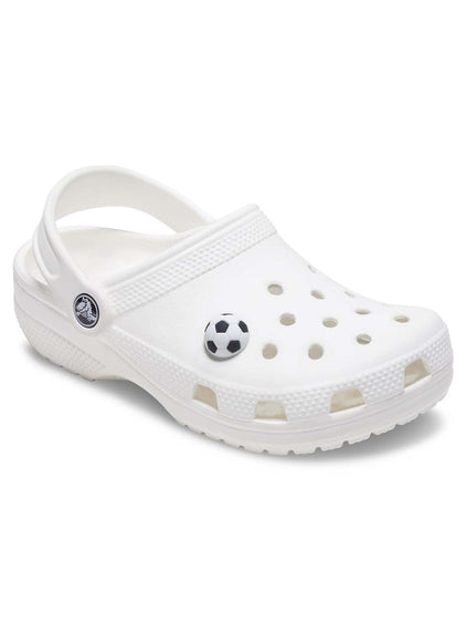 Jibbitz Balón De Fútbol Blanco Crocs