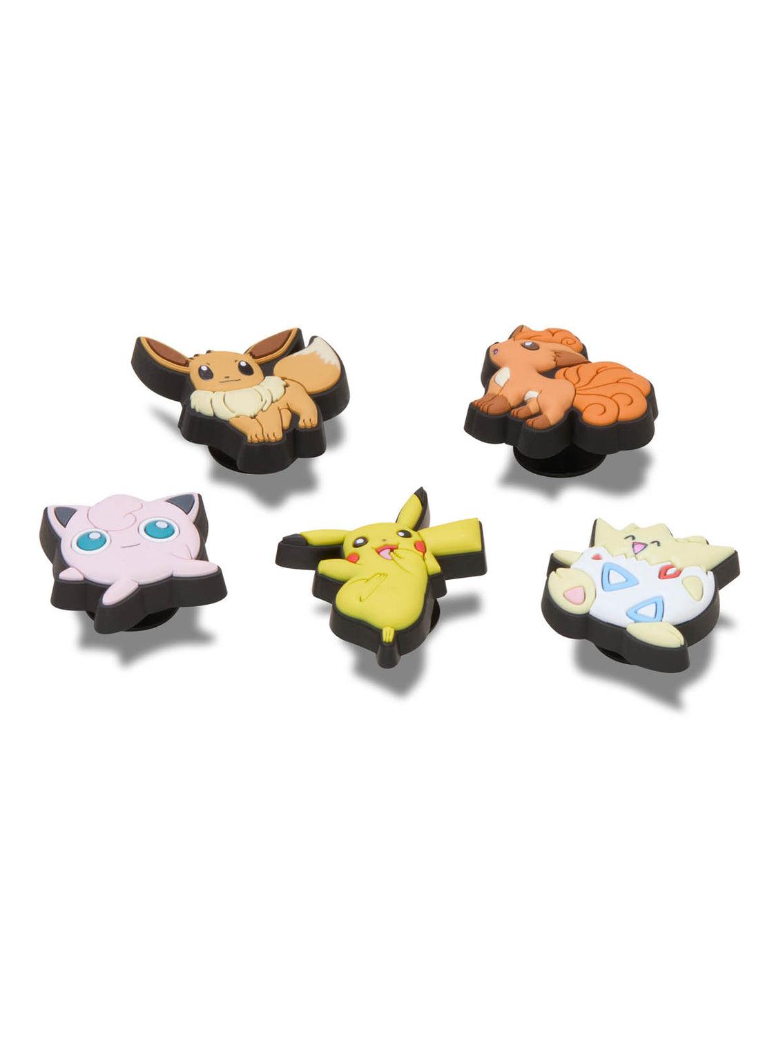 Jibbitz Pokémon Personajes Pack 5 Blanco Crocs