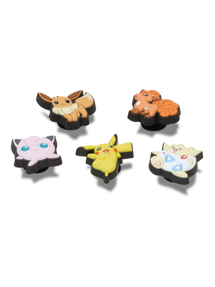 Jibbitz Pokémon Personajes Pack 5 Blanco Crocs