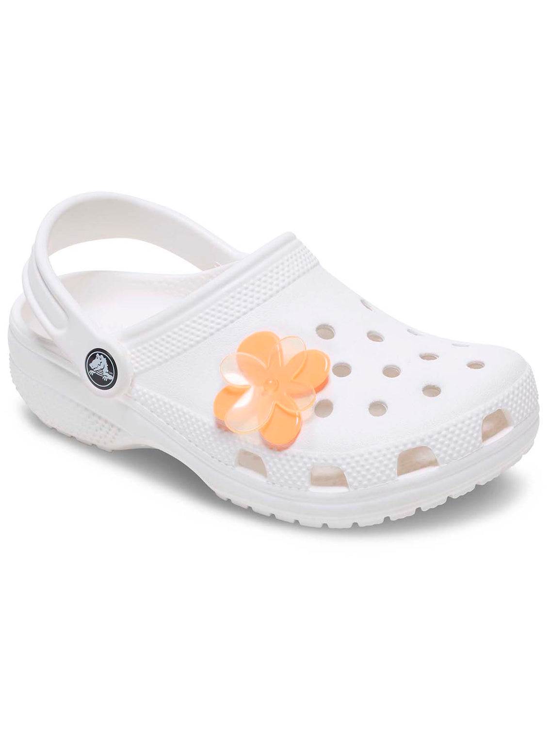 Jibbitz Flor Floreciendo Naranja Crocs