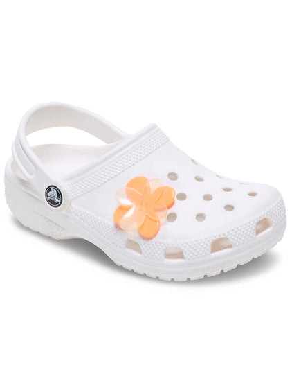 Jibbitz Flor Floreciendo Naranja Crocs