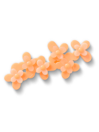 Jibbitz Flores Floreciendo Naranja Crocs