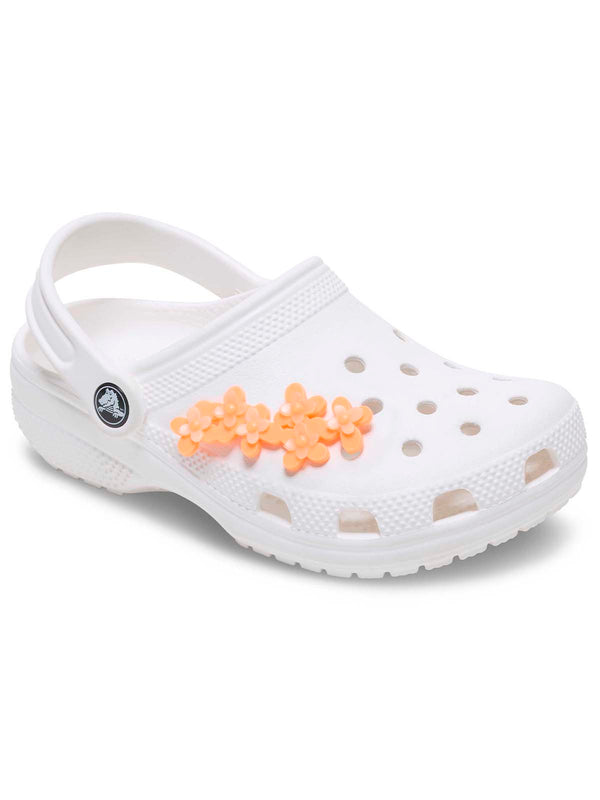 Jibbitz Flores Floreciendo Naranja Crocs