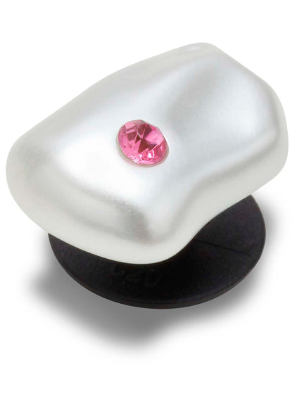 Jibbitz Perla Rosa Blanco Crocs