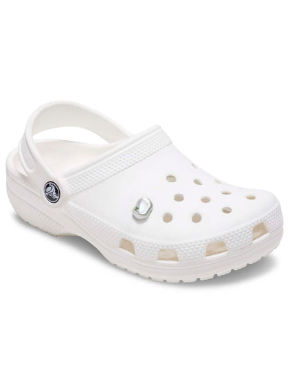 Jibbitz Perla Verde Barroca Blanco Crocs