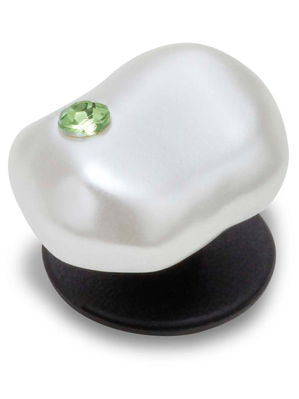 Jibbitz Perla Verde Barroca Blanco Crocs