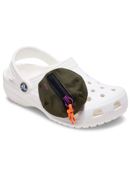 Jibbitz Bolsa Para Senderista Verde Militar Crocs