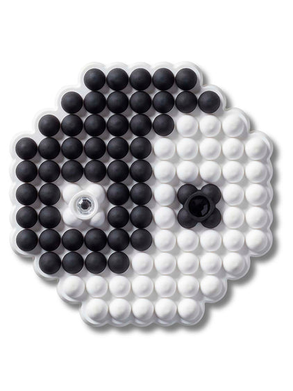 Jibbitz Ying Y Yang Con Cuentas Negro Crocs