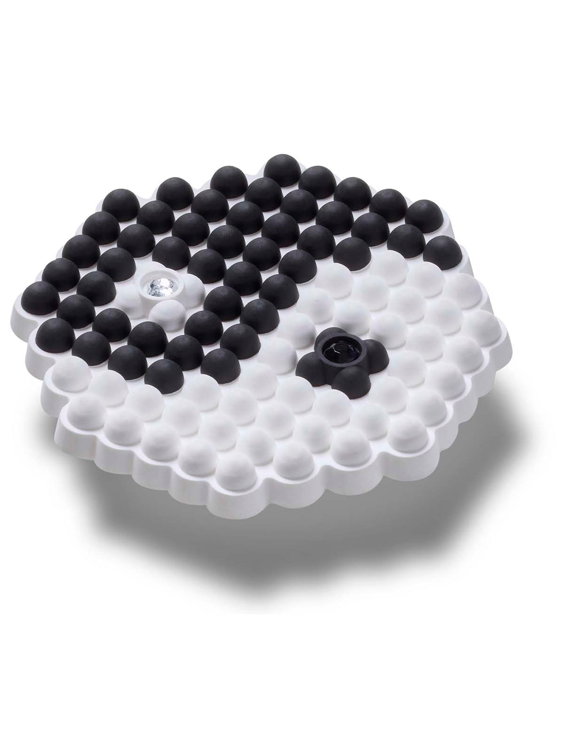 Jibbitz Ying Y Yang Con Cuentas Negro Crocs