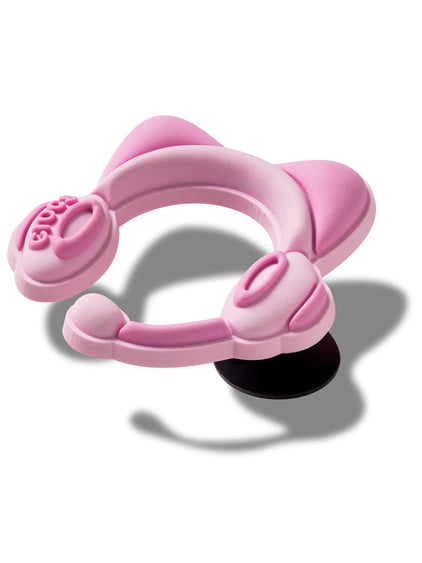 Jibbitz Auriculares Con Oreja De Gato Rosado Crocs