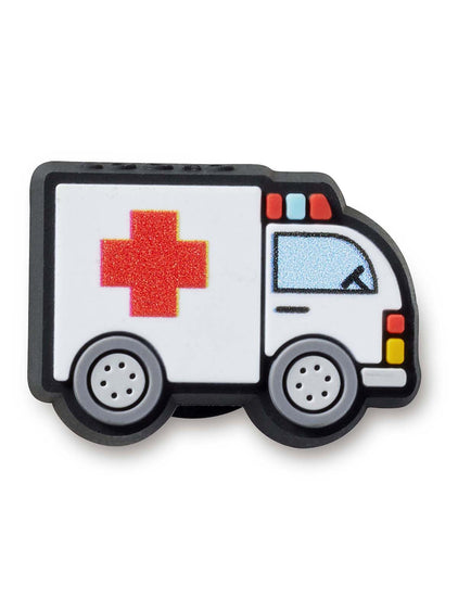 Jibbitz Mini Ambulancia Blanco Crocs