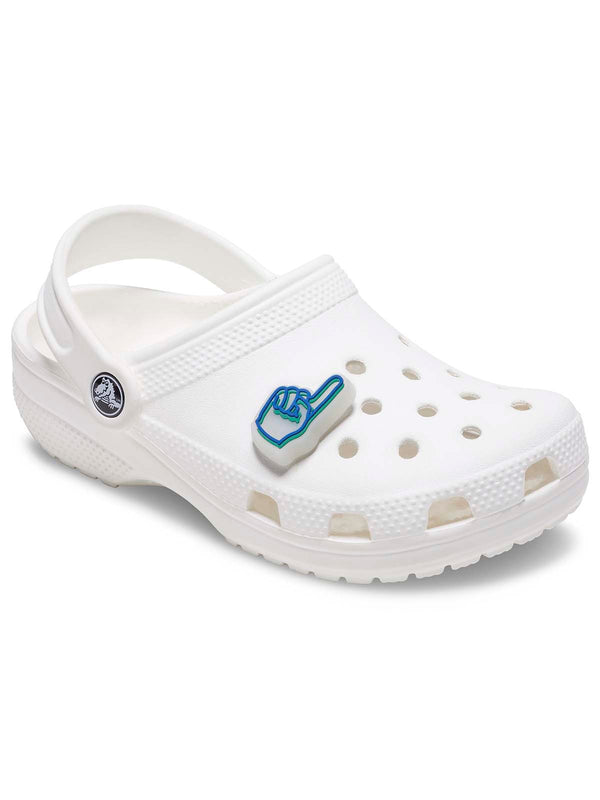 Jibbitz Se Ilumina El Dedo Blanco Crocs