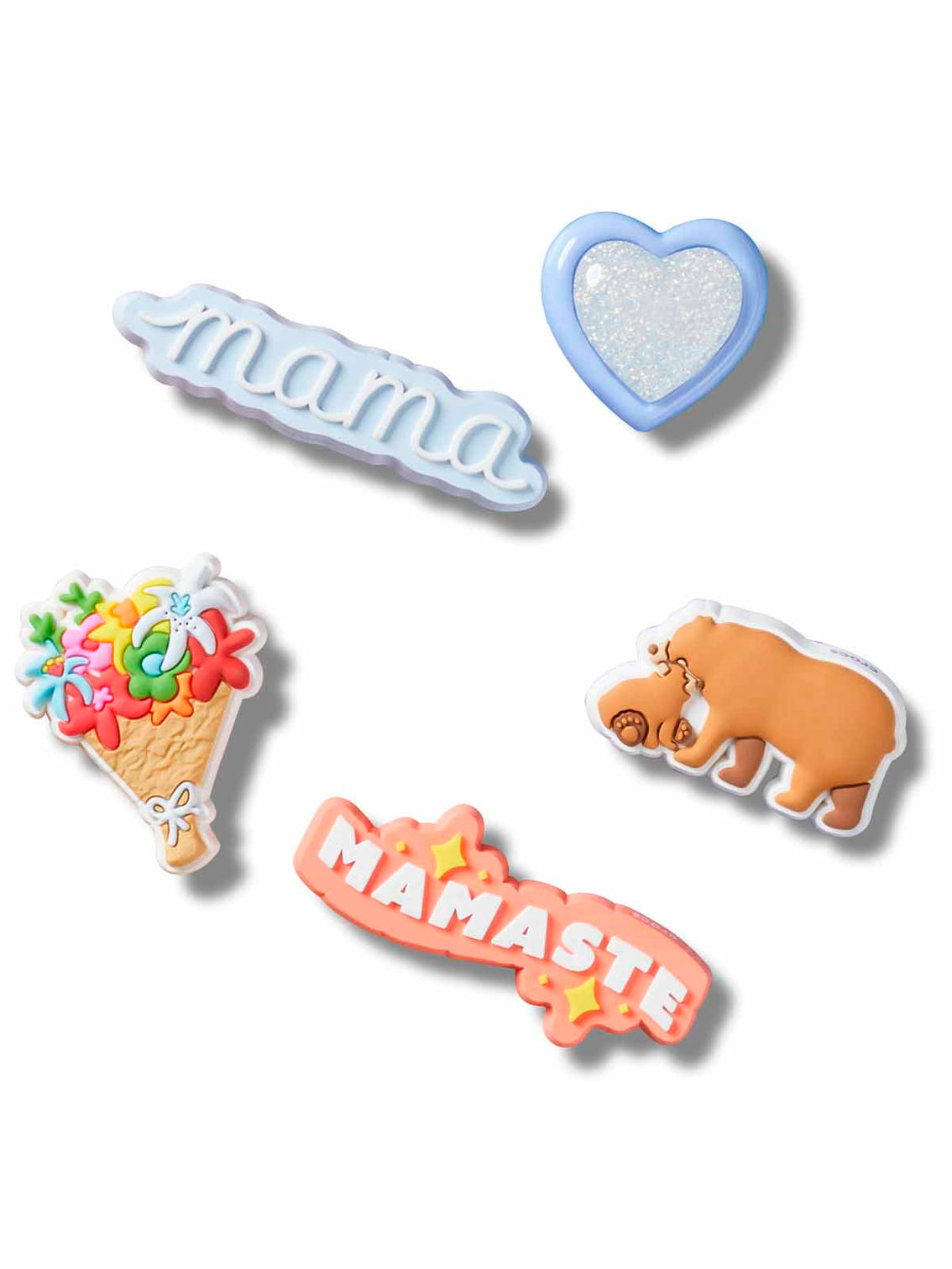 Jibbitz Día De La Madre Pack 5 Rosa Crocs