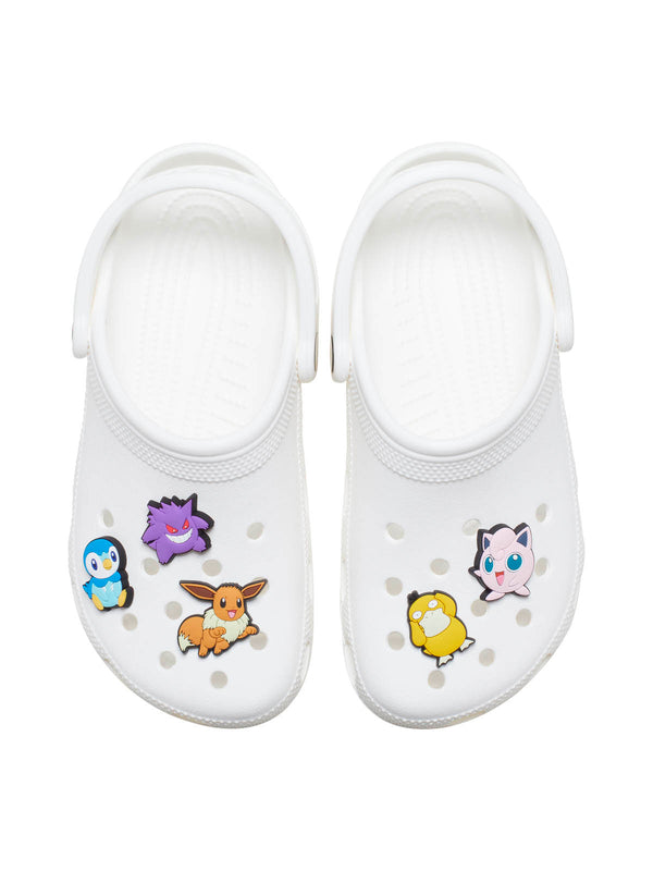 Jibbitz Pokémon Variados Pack 5 Blanco Crocs