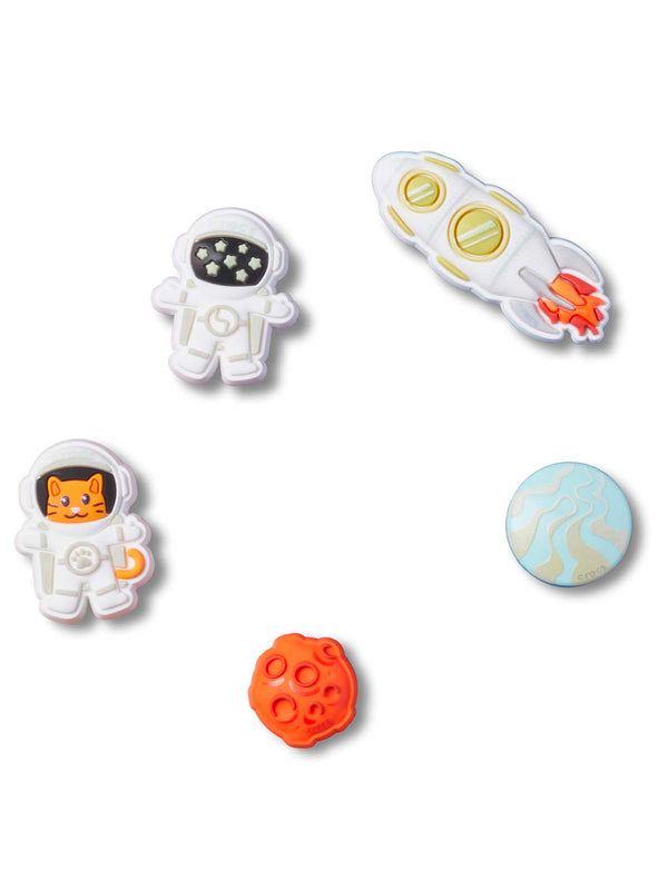 Jibbitz Astronauta Pack de 5 Blanco Crocs