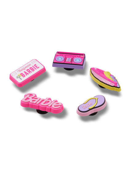 Jibbitz Barbie Retro Pack 5 Rosado Crocs