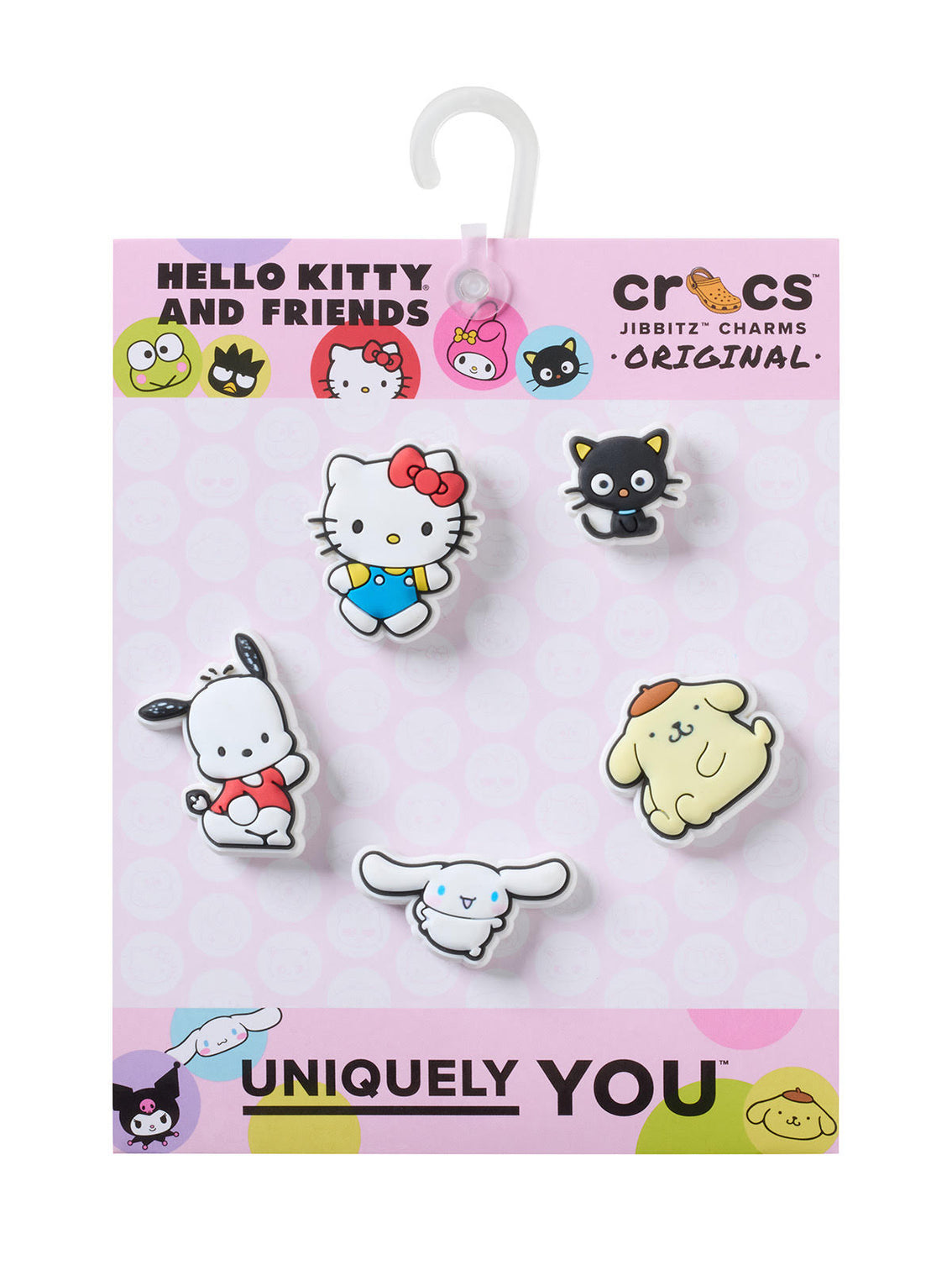 Jibbitz Hello Kitty And Friends Pack De 5 Blanco Crocs