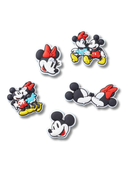 Jibbitz Minnie y Mickey Pack 5Blanco Crocs