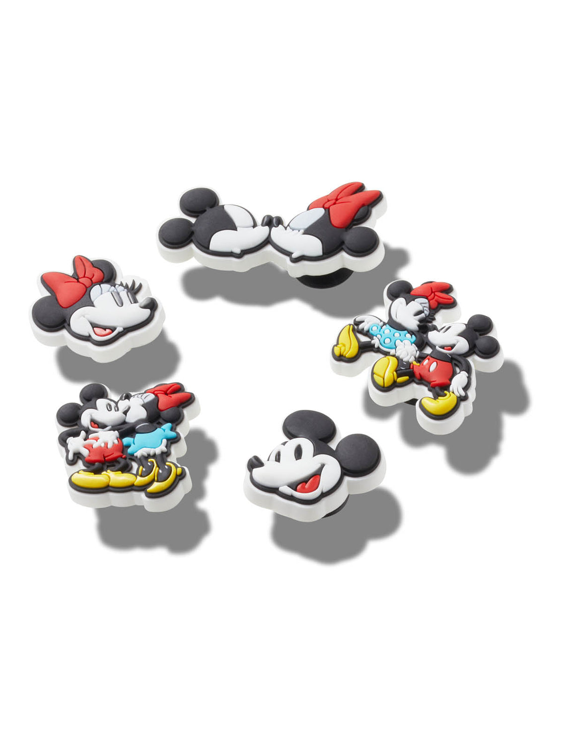 Jibbitz Minnie y Mickey Pack 5Blanco Crocs