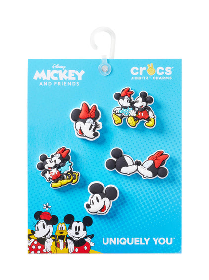 Jibbitz Minnie y Mickey Pack 5Blanco Crocs