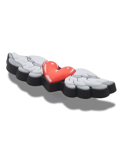 Jibbitz Dibujo Alas de Corazón Blanco Crocs