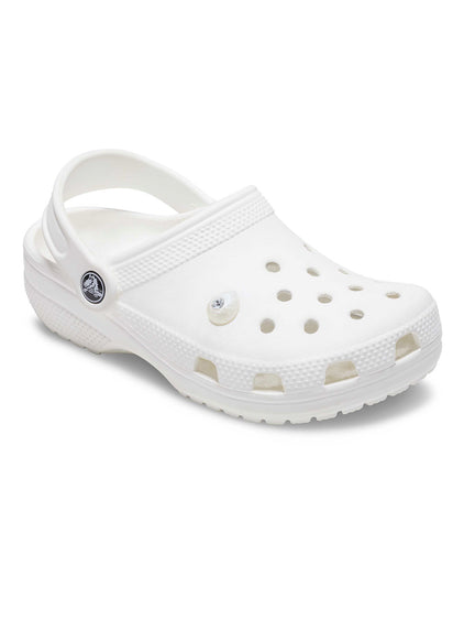 Jibbitz Diamante Simulado Abril Blanco Crocs